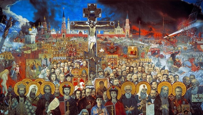 Путь России в сто веков - нескончаемое народное шествие, крестный ход, берущий свое начало из глубины веков.