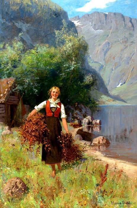 Почти пасторальные пейзажи: Картины норвежского живописца, над которым насмехались художники-авангардисты