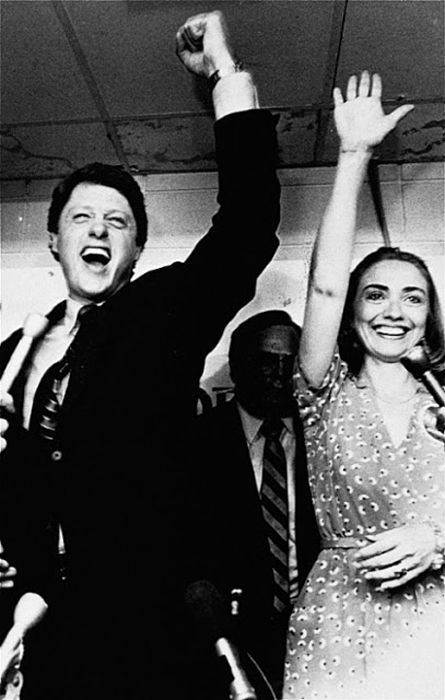 Билл и Хиллари Клинтон, 1982г.