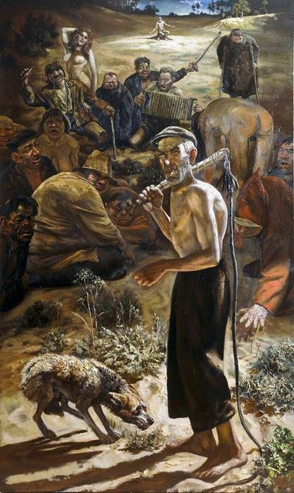 Пастырь и стадо. Автор: Василий Шульженко.