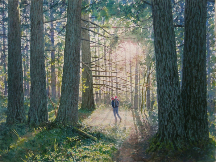 В лесу. Автор: Tim Gardner.