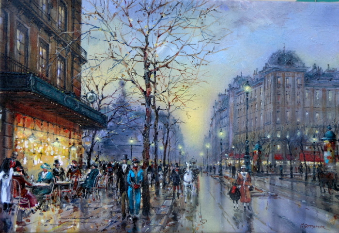 Дождливый день в Париже. Автор: Владимир Струзер.