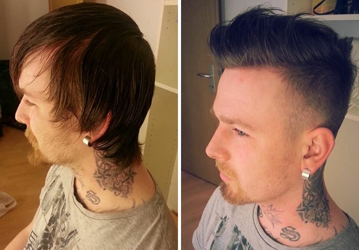 До и после стрижки: 20 фотографий мужчин, которые решили кардинально изменить свой имидж