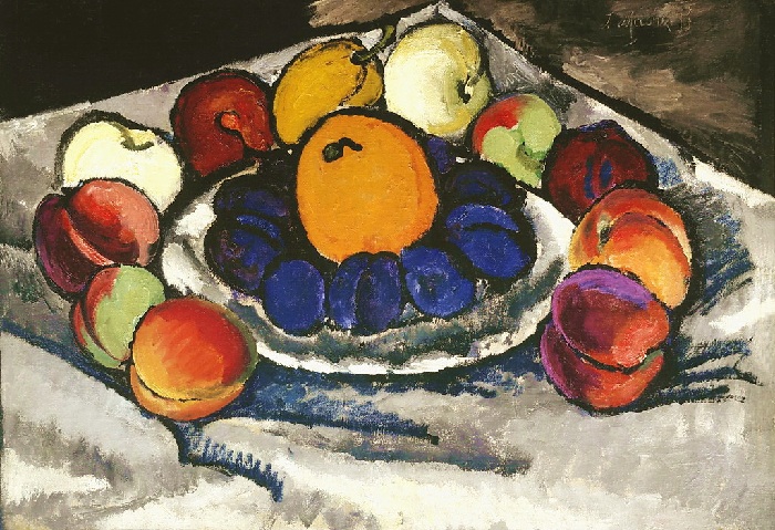 «Натюрморт с фруктами». 1910г.  И. Машков. 