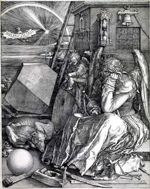  «Меланхолия I». (1514). Автор: Альбрехт Дюрер. ¦ Фото: kaplyasveta.ru.