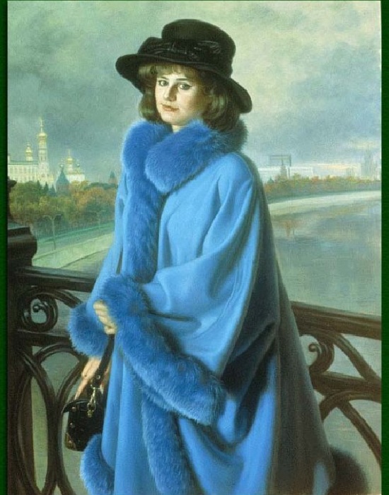Юная москвичка Маша Шилова. (1995) Автор: Александр Шилов.