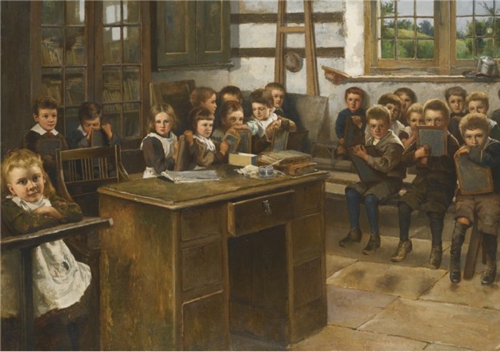Школа, учителя и ученики на полотнах старых мастеров: Как учили детей 200 лет тому назад