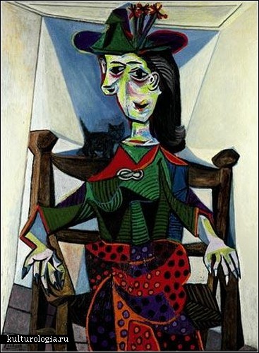«Дора Маар с кошкой», Пабло Пикассо