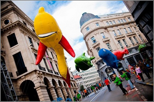Парад воздушных шаров в Брюсселе
