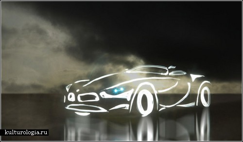 «Light Graffiti Cars Project»: автомобили, нарисованные светом