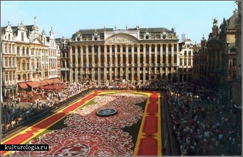 Бельгийские ковры из цветов