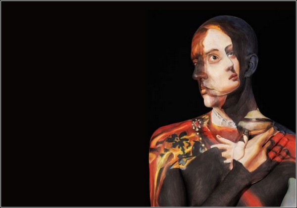 «Музей анатомии»: копии музейных картин на теле человека
