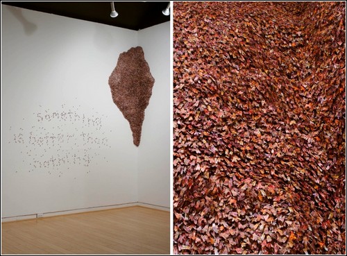 Тысячи бумажных цветов в инсталляциях Кристи Малакофф