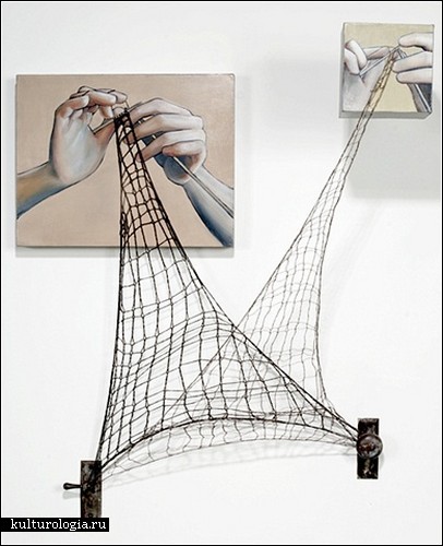 «Knit Painting»: вязание плюс живопись от Рании Хассан
