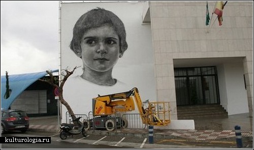 <br>Гигантские портреты на стенах домов: проект Jorge Rodriguez-Gerada