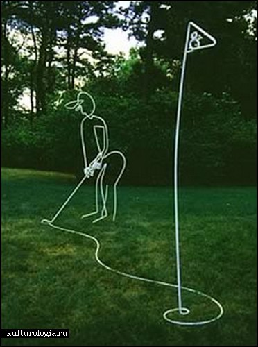 Проволочные скульптуры Стива Лохмана
