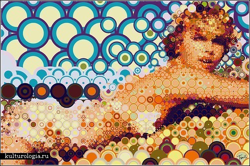 Мозаичные иллюстрации Чериса Цевиса