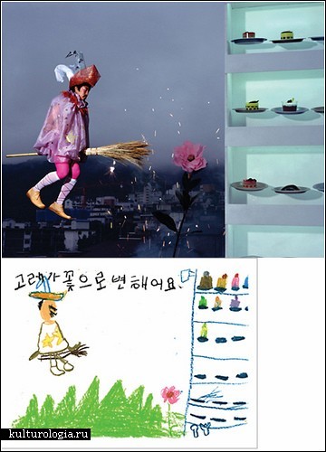 Детские рисунки в фотопроекте Yeondoo Jung