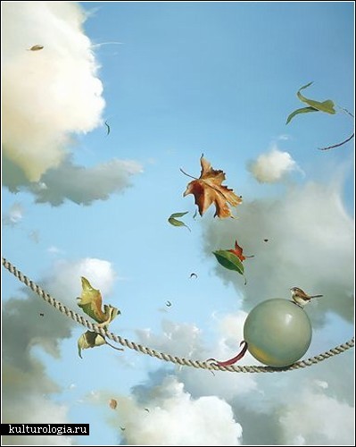 Живопись Джеффа Фауста (Jeff Faust), витающего в облаках художника-сюрреалиста
