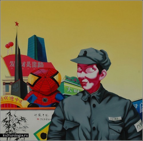 Политический арт-проект *Большие города* художника Чжао Бо (Zhao Bo)