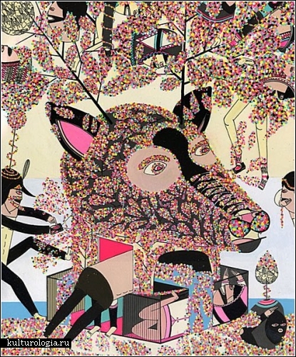 Пестрый психоделический арт австралийского художника Kill Pixie (он же Mark Whalen)