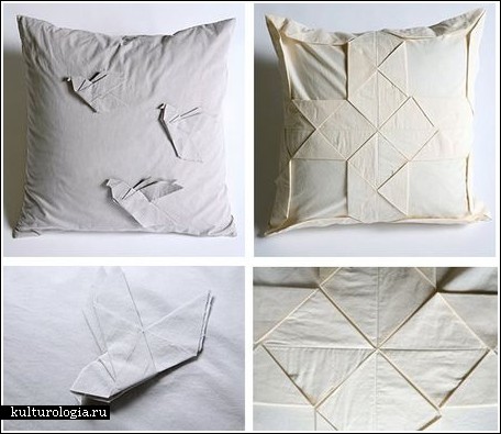 Оригами теперь и на подушках