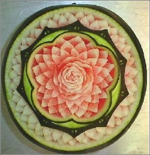 Карвинг – искусство декоративной резьбы по овощам и фруктам