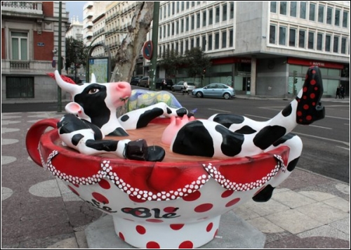 «Парад коров» на улицах Мадрида