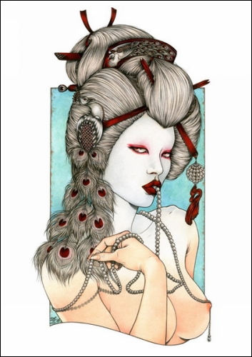 Художественный проект «Geisha Project» от Zoe Lacchei