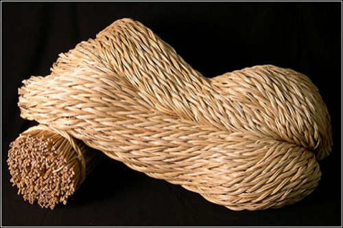 Плетеные деревянные инсталляции от Alastair Heseltine