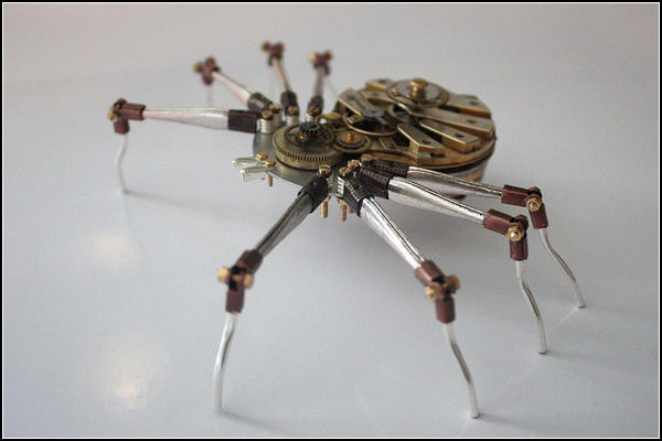 Робот-насекомое в стиле стимпанк. Автор: Tom Hardwidge
