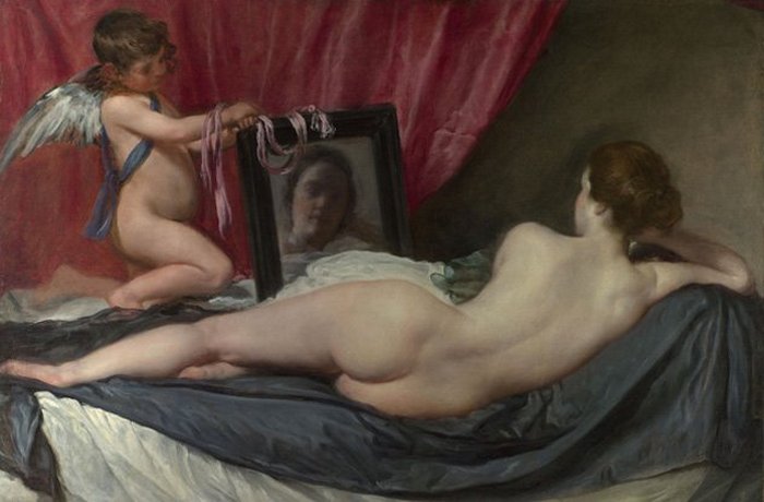 Венера с зеркалом. Диего Веласкес.