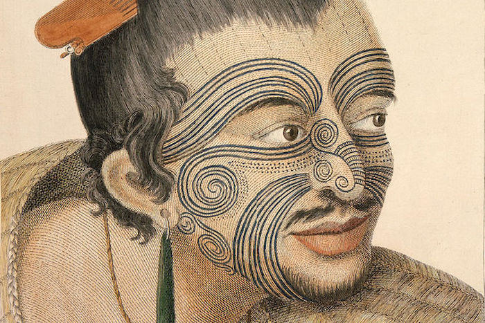 Татуировки народа маори.