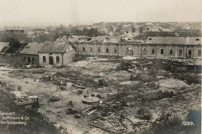 Руины крепости Осовец, 1915 г.