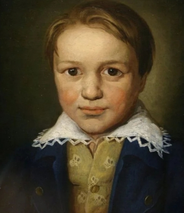 Портрет 13-летнего Бетховена работы неизвестного мастера из Бонна (примерно 1783 год).