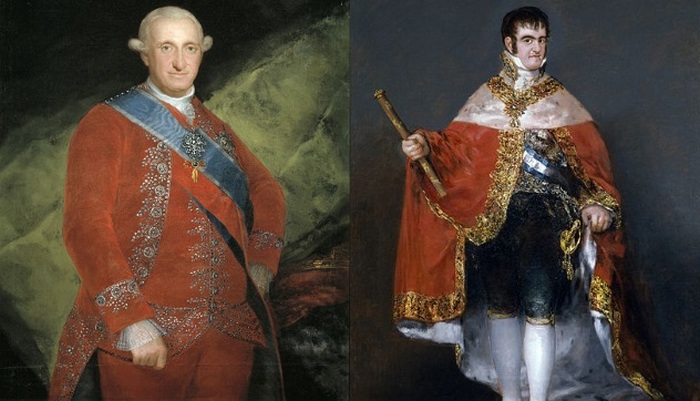 Карл IV и Фердинанд VII.