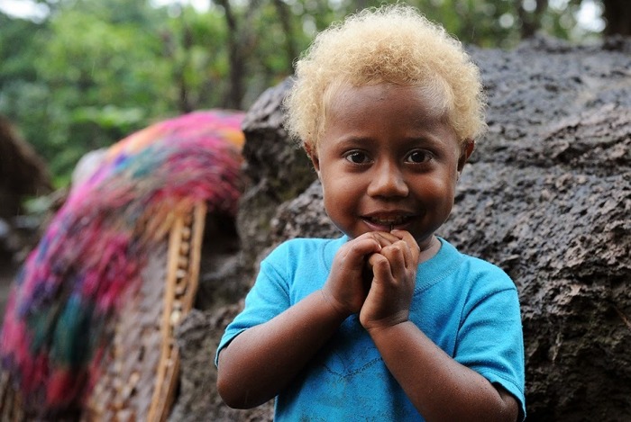 Блондинка из Вануату.