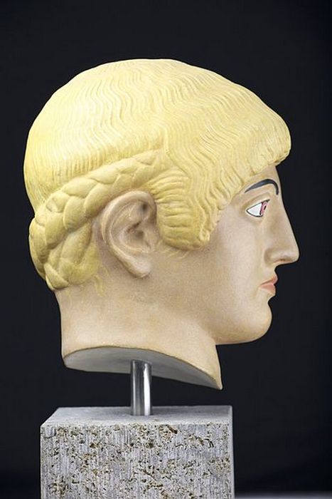 Реконструкция статуи блондинки из Акрополя, ок. 480 г. до н.э.