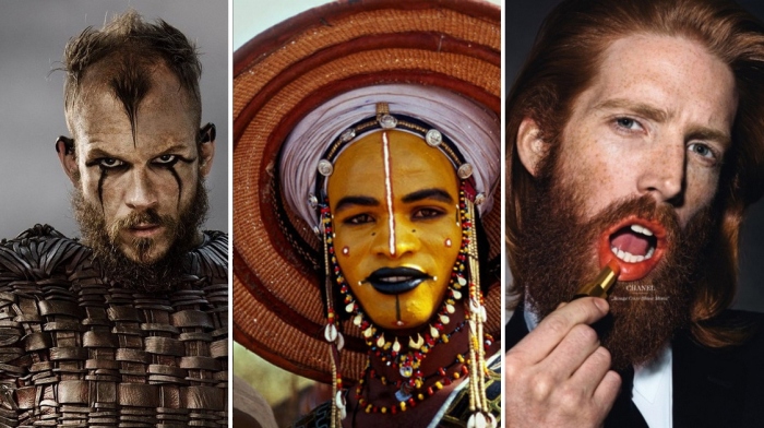 Викинги крашены: Всемирная история мужского макияжа.