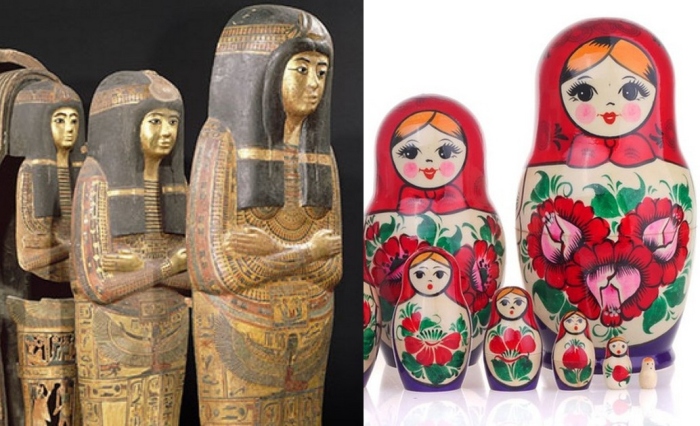 Зачем мумии восемь саркофагов: От древнеегипетских канопов до русской матрешки