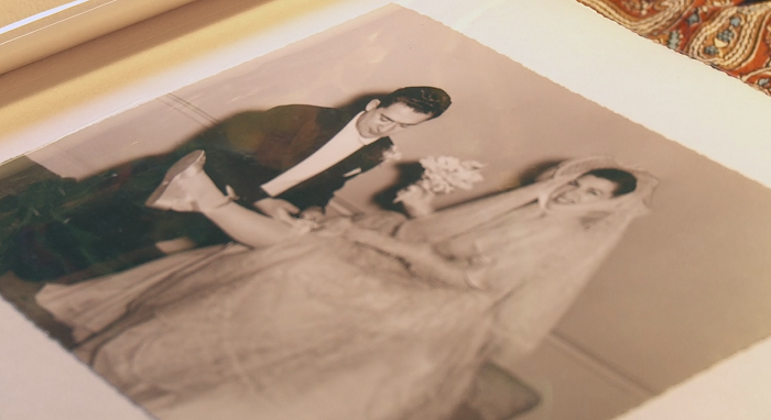 Свадебное фото из семейного альбома Арис.