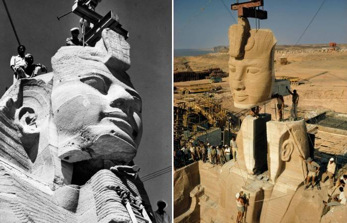 Как пилили и переносили древний египетский храм