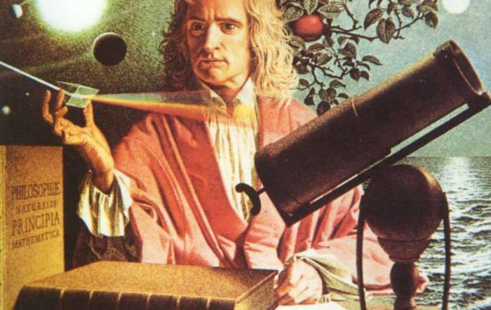 Великий физик Исаак Ньютон.