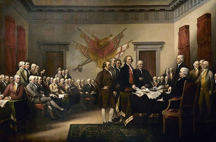 Декларация независимости. Джон Трамбул.