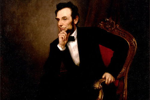 Президент Авраам Линкольн.