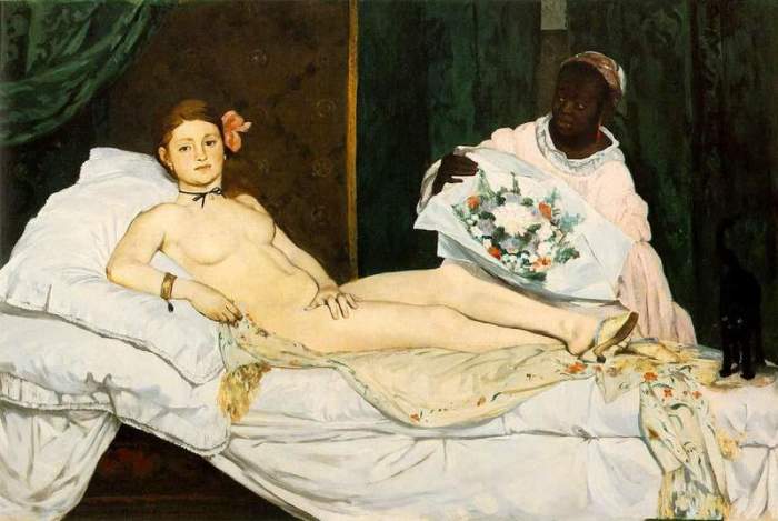 «Олимпия», 1863, Эдуард Мане.