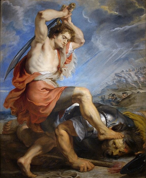 Давид убивает Голиафа (1616) Питер Пауль Рубенс