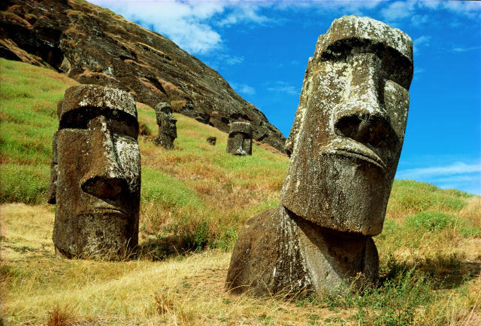Статуи моаи, остров Пасхи