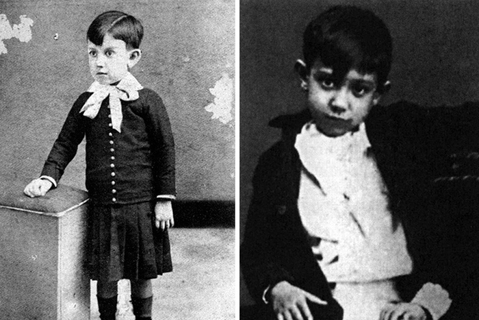 Пабло  Пикассо в детстве.