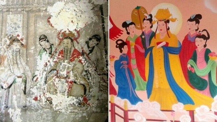 Китайские фрески в Чаояне.